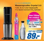 Wassersprudler Crystal 3.0 Angebote von sodastream bei famila Nordost Falkensee für 7,99 €