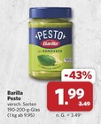 Aktuelle Barilla Angebote bei combi in Hannover Aktuelles Pesto Angebot bei combi in Hannover ab 1,99 €