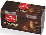 Mousse Double Chocolat Noir - Côte d'Or en promo chez Intermarché Super Mousse Double Chocolat Noir - Côte d'Or dans le catalogue Intermarché Super