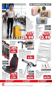Koffer im aktuellen Kaufland Prospekt (Wiesbaden) Koffer im Kaufland Prospekt "Hier bin ich richtig" mit 74 Seiten (Wiesbaden)