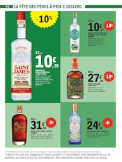 Rhum en promo dans le catalogue E.Leclerc à la page 10