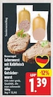 Leberwurst mit Kalbfleisch oder Gutsleberwurst bei nah und gut im Minden Prospekt für 1,39 €