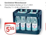 Mineralwasser Angebote von Gerolsteiner bei GLOBUS Siegen für 5,55 €