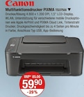 Aktuelles Multifunktionsdrucker PIXMA TS3750i Angebot bei V-Markt in Regensburg ab 59,90 €