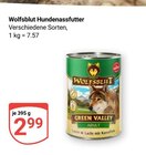 Green Valley Adult Hundenassfutter Angebote von Wolfsblut bei GLOBUS Völklingen für 2,99 €