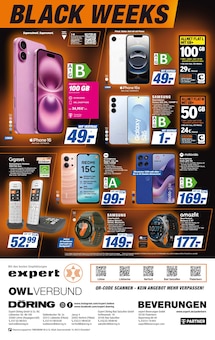 Smartphone im expert Prospekt "Top Angebote" mit 8 Seiten (Paderborn)