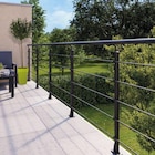 Pack balustrade Barranco FORTIA horizontale à plat aluminium noir - Fortia en promo chez Castorama Montivilliers à 75,00 €