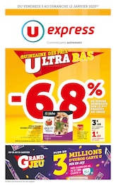 Prospectus U Express, "LA QUINZAINE DES PRIX ULTRA BAS",  pages, 03/01/2025 - 12/01/2025