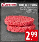 Kalbs-Burgerpatty im Angebot bei EDEKA in Bünde Kalbs-Burgerpatty Angebote von Rasting bei EDEKA Bünde für 2,99 €