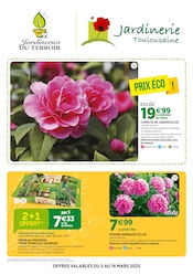 Catalogue Jardineries & Animaleries Jardineries du terroir en cours à Plaisance-du-Touch et alentours, "jardinerie Toulousaine", 4 pages, 05/03/2025 - 16/03/2025