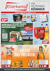 Coca Cola im Getränke Ellerkamp Prospekt in Coesfeld Aktueller Getränke Ellerkamp Prospekt mit Coca Cola, "DIE GETRÄNKEKÖNNER", Seite 1