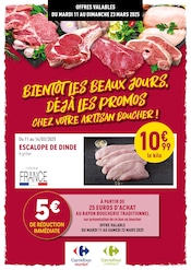 Catalogue Supermarchés Rayon Boucherie Carrefour en cours à Fraisans et alentours, "Bientôt les beaux jours, déjà les promos chez votre artisan boucher !", 6 pages, 11/03/2025 - 23/03/2025