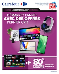 Offre TV Samsung dans le catalogue Carrefour du moment à la page 1