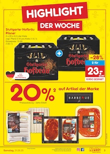 Bier im Netto Marken-Discount Prospekt "Aktuelle Angebote" mit 63 Seiten (Friedrichshafen)