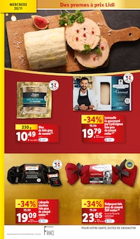 Promo Foie Gras De Canard dans le catalogue Lidl du moment à la page 18