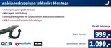 Anhängerkupplung inklusive Montage Angebote bei AUTOPLUS Halberstadt für 999,00 €