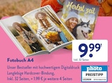 Aktuelles Fotobuch A4 Angebot bei ALDI SÜD in Heilbronn ab 9,99 €