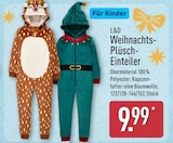 Aktuelle Baby Einteiler Angebote bei ALDI Nord in Hannover Aktuelles Weihnachts-Plüsch-Einteiler Angebot bei ALDI Nord in Hannover ab 9,99 €