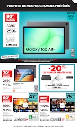 Offre Tablette Samsung dans le catalogue Carrefour du moment à la page 14