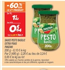 Sauce Pesto Basilic Extra Frais - Panzani en promo à 0,64 € chez Netto Sauce Pesto Basilic Extra Frais - Panzani dans le catalogue Netto