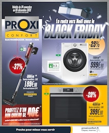 Prospectus Proxi Confort, "En route vers Noël avec le BLACK FRIDAY" à Étival et alentours, 8 pages, 24/11/2025 - 05/12/2025 Catalogue Proxi Confort "En route vers Noël avec le BLACK FRIDAY" à Étival et alentours, 8 pages, 24/11/2025 - 05/12/2025
