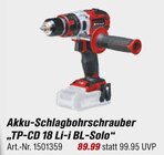 Akku-Schlagbohrschrauber TP-CD 18 Li-i BL-Solo im Angebot bei toom Baumarkt in Kassel Akku-Schlagbohrschrauber TP-CD 18 Li-i BL-Solo Angebote bei toom Baumarkt Kassel für 89,99 €