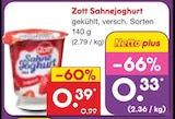 Aktuelles Sahnejoghurt Angebot bei Netto Marken-Discount in Braunschweig ab 0,33 €