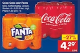 Aktuelles Coca-Cola oder Fanta Angebot bei Netto Marken-Discount in Freiberg ab 4,29 €