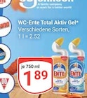 WC-Ente Total Aktiv Gel Angebote bei GLOBUS Erlangen für 1,89 €