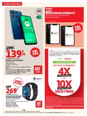 Promos Smartphone dans le catalogue "SOLDES & BONS PLANS" de Auchan Hypermarché Smartphone en promo dans le catalogue Auchan Hypermarché à la page 2