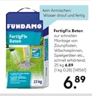 FertigFix Beton Angebote bei Hellweg Dortmund für 6,89 €