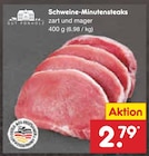 Aktuelles Schweine-Minutensteaks Angebot bei Netto Marken-Discount in Halle (Saale) ab 2,79 €
