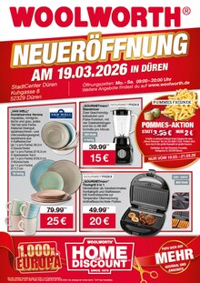 Aktueller Woolworth Prospekt (Nideggen, 8 Seiten zum blättern Woolworth Prospekt NEUERÖFFNUNG IN DÜREN mit 8 Seiten