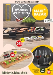 Prospectus Maxi Bazar "UN AIR DE PRINTEMPS", 17/04/2024 - 12/05/2024