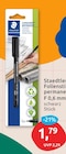 Folienstift permanent F 0,6 mm von Staedtler für 1,79 € bei budni im Angebot Folienstift permanent F 0,6 mm von Staedtler im aktuellen budni Prospekt