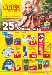 Netto Marken-Discount Prospekt für Lonsheim mit 41 Seiten Netto Marken-Discount Prospekt für Lonsheim: 25% auf Rindersteaks, 41 Seiten, 23.05.2022 - 28.05.2022