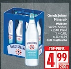 Mineralwasser von Gerolsteiner im aktuellen EDEKA Prospekt