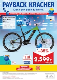 Mountainbike im Netto Marken-Discount Prospekt "netto-online.de - Exklusive Angebote" auf Seite 36