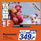 LED TV TX-43MX600E Angebote von PANASONIC bei expert Gladbeck für 349,00 €