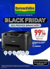 Black Friday Angebote im Prospekt "BLACK FRIDAY" von Bureau Vallée Black Friday Angebote im Prospekt "BLACK FRIDAY" von Bureau Vallée auf Seite 1