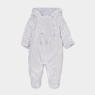 Combinaison pilote effet velours à zip gris bébé garçon - La Halle Combinaison pilote effet velours à zip gris bébé garçon à 20,99 € dans le catalogue La Halle