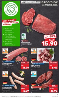 Rindfleisch im Kaufland Prospekt "Aktuelle Angebote" mit 52 Seiten (Bochum)