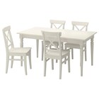 IKEA - Tisch und 4 Stühle weiß Angebot im Prospekt Tisch und 4 Stühle weiß bei IKEA im Prospekt für 528,96 €