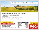 Aktuelles Italien PKW-Rundreise „all Of Italy“ Angebot bei Netto Marken-Discount in Hannover ab 949,00 €