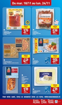 Promotion Charcuterie dans le prospectus Aldi, valable du 18/11/2025 au 24/11/2025 Promo Charcuterie dans le catalogue Aldi du moment à la page 7