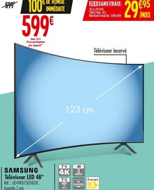 Tv Led - Samsung - Carrefour Tv Led - Samsung à 599,00 € dans le catalogue Carrefour "Une rentrée super bien étudiée"