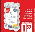 Teelichte von Gut & Günstig im aktuellen EDEKA Prospekt