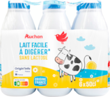 LAIT FACILE À DIGÉRER SANS LACTOSE AUCHAN - AUCHAN dans le catalogue Auchan Hypermarché