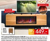 TV-Lowboard/Elektrokamin DUBLIN im Angebot bei Zurbrüggen in Warstein TV-Lowboard/Elektrokamin DUBLIN Angebote von xora bei Zurbrüggen Warstein für 449,00 €