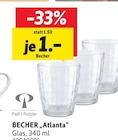BECHER „Atlanta“ Angebote von Peill + Putzler bei Sconto SB Paderborn für 1,00 €